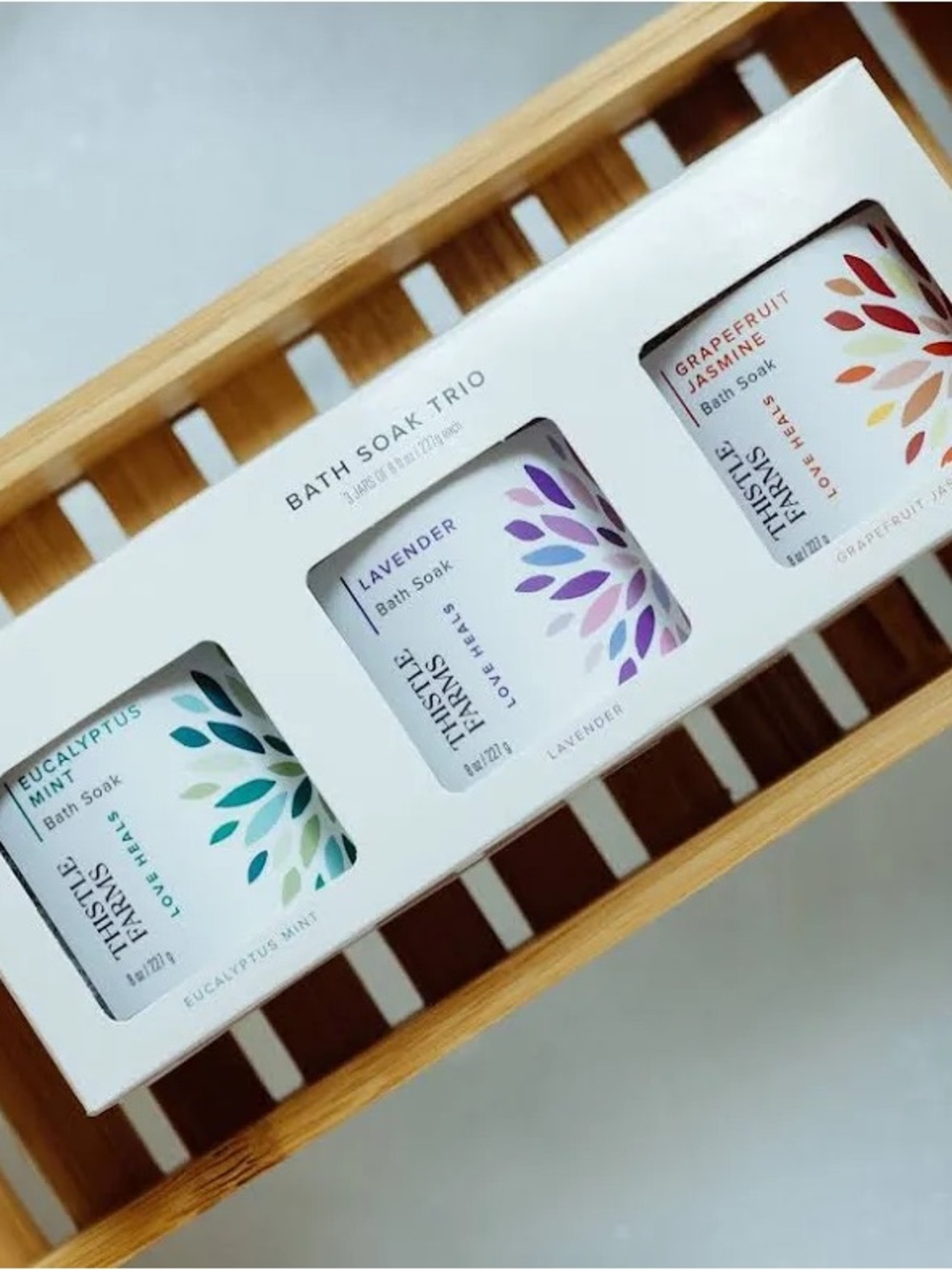 Bath Soak Trio - Lavender, Eucalyptus Mint & Grapefruit Jasmine